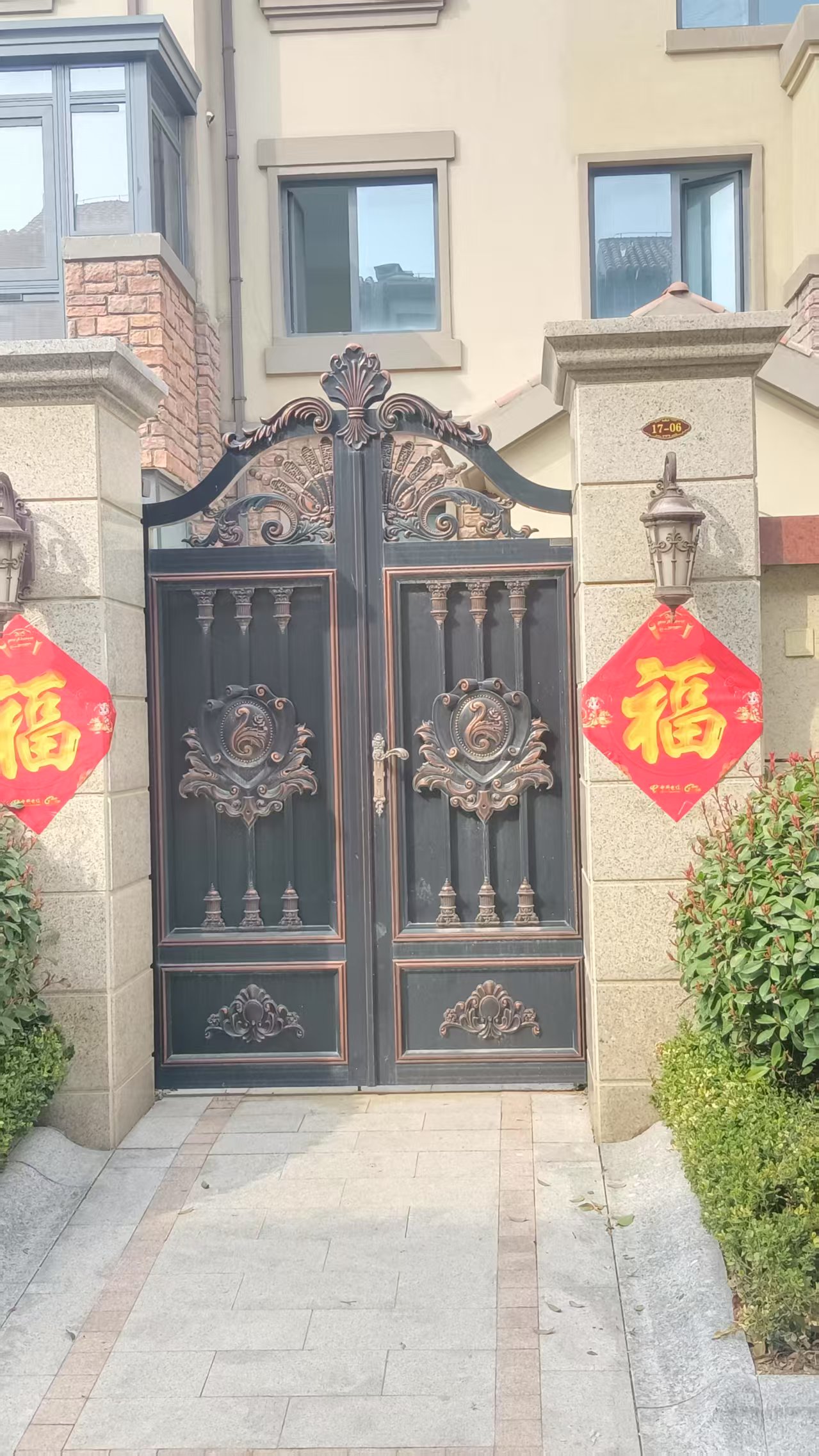 山东枣庄澜悦龙庭庭院门